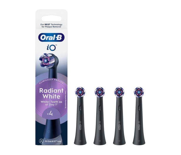 Oral-B Końcówka do szczoteczki iO Radiant White EB4 (czarny) - 1371990 - zdjęcie
